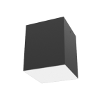 Светодиодный светильник VARTON DL-Box накладной 15 Вт 4000 К 140x140x170 мм RAL9005 черный муар с рассеивателем опал DALI