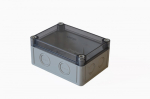 Коробка приборная КР2801-720 полистирол, серый, прозрачная крышка 144х104х65 HEGEL (1/58/58)