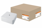Коробка распаячная КР 50х50х20 ОП белая IP40 TDM (кр.192шт)