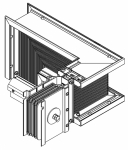 Секция Z лев. вниз 800А Al 3L+N+PER IP55 тран. IEK