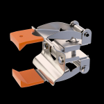 Держатель пружинный Unity встраиваемый, серебро