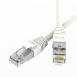 Патч-корд экранированный SLIM CAT6A S/FTP 4х2, 28 AWG, LSZH, белый, 1,5м