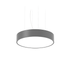 Светодиодный светильник "ВАРТОН" COSMO подвесной 32 Вт 600*115мм 3000К с рассеивателем опал RAL7045 серый муар