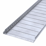 Лоток перфорированный Профи INOX (AISI 316) 500х50х3000 (1,0 мм) (6 м/уп) Промрукав