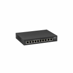 Коммутатор SKAT PoE-8E-2G v.2  PoE Plus, мощность 120Вт, порты: 8-Ethernet, 2-Uplink