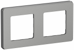 Рамка 2гн 6739421 алюм. INSPIRIA IEK
