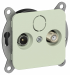 FLITE Роз. 2-я TV+SAT экр. проходная РТВс-2-1-2-ФлП пан. IEK