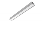 Светодиодный светильник VARTON G-line 1130х100х80 мм 36 Вт 3000 К с опаловым рассеивателем RAL7045 серый муар
