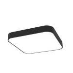 Светодиодный светильник VARTON COSMO Q подвесной 90 Вт 4000 K 900х900 мм RAL9005 черный муар с рассеивателем опал