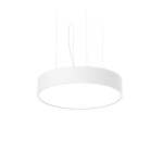 Светодиодный светильник "ВАРТОН" COSMO подвесной 32 Вт 600*115мм 4000К с рассеивателем опал RAL9003 белый муар