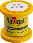 Припой Navigator 93 080 NEM-Pos02-63K-1.5-K50 (ПОС-63, катушка, 1.5 мм, 50 гр)