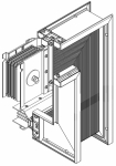 Секция Z вниз прав. 1000А Al 3L+N+PER IP55 тран. IEK