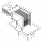 Секц. флан. лев. Тип2 5000А Al 3L+N+1/2PE IP55 тран. IEK