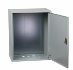 Щит с монтажной панелью ЩМП 270х210х140 настен с зам. металл сер IP31 (ЩМП-00) EKF Basic