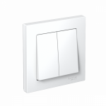 Выключатель 2кл с/у белый в сборе быстрозажим AtlasDesign Systeme Electric (1/15)