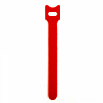 Хомут кабельный (стяжка) 200ммx12.5мм лента-липучка пластик красный макс.d охвата59мм DKC