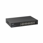 Коммутатор SKAT PoE-16E-2G-1S  PoE Plus, мощность 150Вт, порты:16-Ethernet, 1-Uplink, 1-COMBO