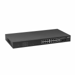 Коммутатор SKAT PoE-16E-2G-2S v.2  PoE Plus, мощность 300Вт, порты:16-Ethernet, 2-Uplink, 2-SFP