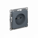 ATLASDESIGN РОЗЕТКА без заземления без шторок, 16А, механизм, ГРИФЕЛЬ