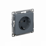 ATLASDESIGN РОЗЕТКА с заземлением, 16А, механизм, ГРИФЕЛЬ