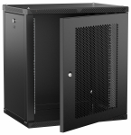 ITK LINEA W Шкаф 12U 600х450мм дверь перф. черный 2.0