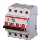 Выключатель-разъединитель встр. стационарный 4p 100А 400В рычажковый сервисный, IP20 ABB