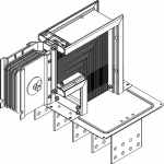 Секц. флан. вверх Тип1 5000А Al 3L+N+PER IP55 тран. IEK