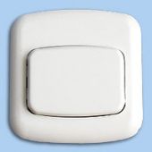 Кнопка звонка 1кл о/у белый IP20 Беларусь (1/180)