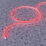 Гибкий неон 1708 24В 9,6Вт/м Red IP67 5м 200501