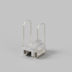 Комплект креплений (для профиля 22×22) 4 шт., ALM-2222-MТ