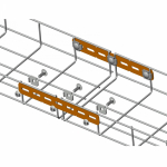 Пластина соединительная для проволочного лотка INOX (1 шт/20 шт/уп) Промрукав