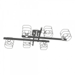 Потолочная люстра Citilux Вирта CL139262