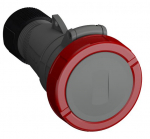 Розетка силовая кабельная переносная 4P 32А 400 в (50+60 гц) красная пластик ip67 ABB