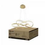 Светильник светодиодный ESTETIKA DALI-HL-120GL 120Вт 230В 3000-6500K 600х490x170мм 1.2м трос ДУ золото IN HOME