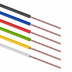 Набор автопровода REXANT "Радуга" 1x0,50 мм, 6 цветов (белый, желтый, зеленый, красный, синий, черный) по 3 метра