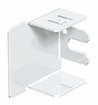 Заглушка кабельного канала LKM 40x40 мм, сталь белый