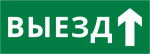 Пиктограмма ДСО-IP20 "Выезд прямо"