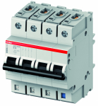 Автоматический выключатель (автомат) 4-полюсный (4P) 50А хар. C 10кА ABB S400