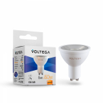 Лампа светодиодная Voltega GU10 6W 2800К прозрачная VG2-S1GU10warm6W-D