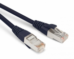 Hyperline PC-LPM-STP-RJ45-RJ45-C6-2M-LSZH-BK Патч-корд F/UTP, экранированный, Cat.6, LSZH, 2 м, черный