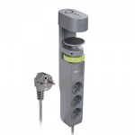 Удлинитель  JAZZway ETD-03U-150-gy (3 x 1,5) заземл., выкл.