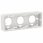 Коробка для открыт. монтажа 2-мест. пластик белый Schneider Electric Unica NEW