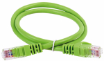 ITK Коммутационный шнур кат. 5Е UTP PVC 15м зеленый
