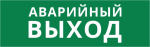 Пиктограмма ДСО-IP65-Н "Аварийный Выход"