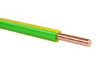Провод установочный ПуВ (ПВ1) 1х6 желто-зеленый ГОСТ Орловский кабельный (100)