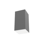 Светодиодный светильник VARTON DL-Box накладной 12 Вт 4000 К 90x90x170 мм RAL7045 серый муар с рассеивателем опал DALI