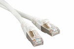 Hyperline PC-LPM-STP-RJ45-RJ45-C6-2M-LSZH-WH Патч-корд F/UTP, экранированный, Cat.6, LSZH, 2 м, белый