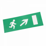 Наклейка для аварийного светильника "Направление к эвакуационному выходу направо вверх" REXANT (5/5)