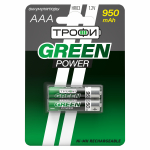 Элемент питания аккумулятор HR03 (AAA) 950 mAh Трофи (2/20)