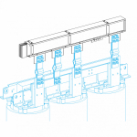 Элемент подвода питания одинарный 5 2000А 1900x140x204 Schneider Electric KT